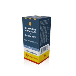 Brimonidina tartrato 0,2% + Timolol 0,5% - Genérico